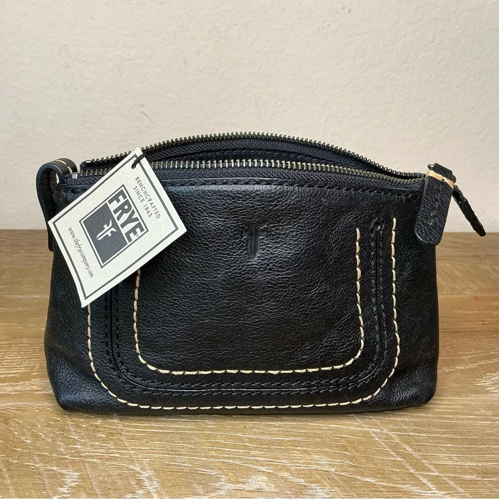 Frye black leather